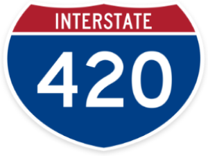 interstate-420-sign interstate 420 sign
